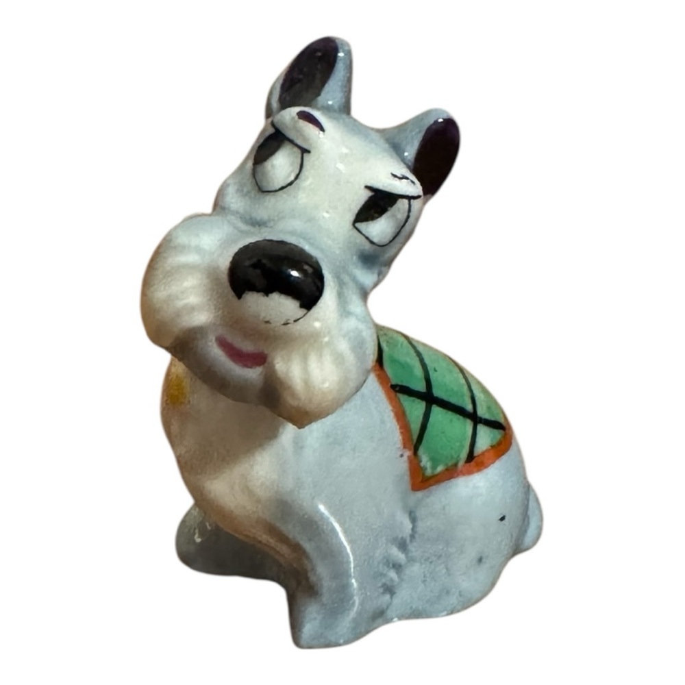 Disney Lady And The Tramp Jack Minature Hatbox Figure 1950's VTG Wade Whimsie